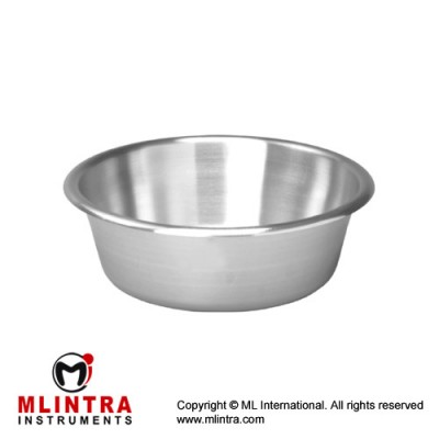 Round Bowl 750 ccm Stainless Steel, Size Ø 150 x 74 mm